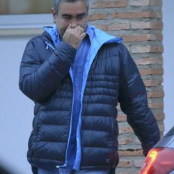 Agustín Pantoja tras la entrada en la cárcel de Alcalá de Guadaíra de Isabel Pantoja