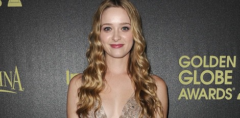 Greer Grammer en los premios Globos de Oro de la Hollywood Foreign Press Association