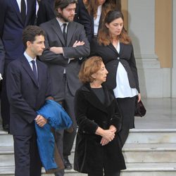 Los nietos de la Duquesa de Alba antes de funeral de su abuela