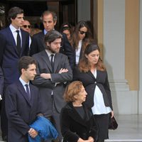 Los nietos de la Duquesa de Alba antes de funeral de su abuela