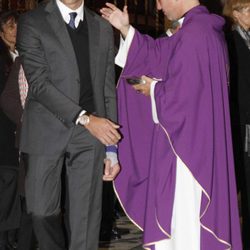 Cayetano Rivera en el funeral de la Duquesa de Alba