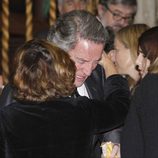 Alfonso Díez, roto de dolor en el funeral de la Duquesa de Alba