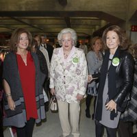 Ana Botella, la Infanta Pilar y Pina Sánchez Errázuriz en la inauguración del Rastrillo Nuevo Futuro