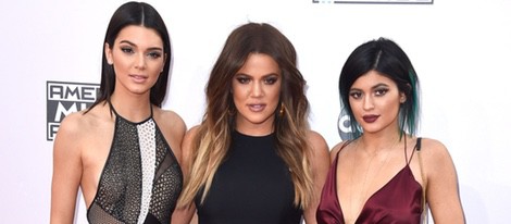 Kylie Jenner, Khloe Kardashian y Kendall Jenner en los American Music Awards 2014