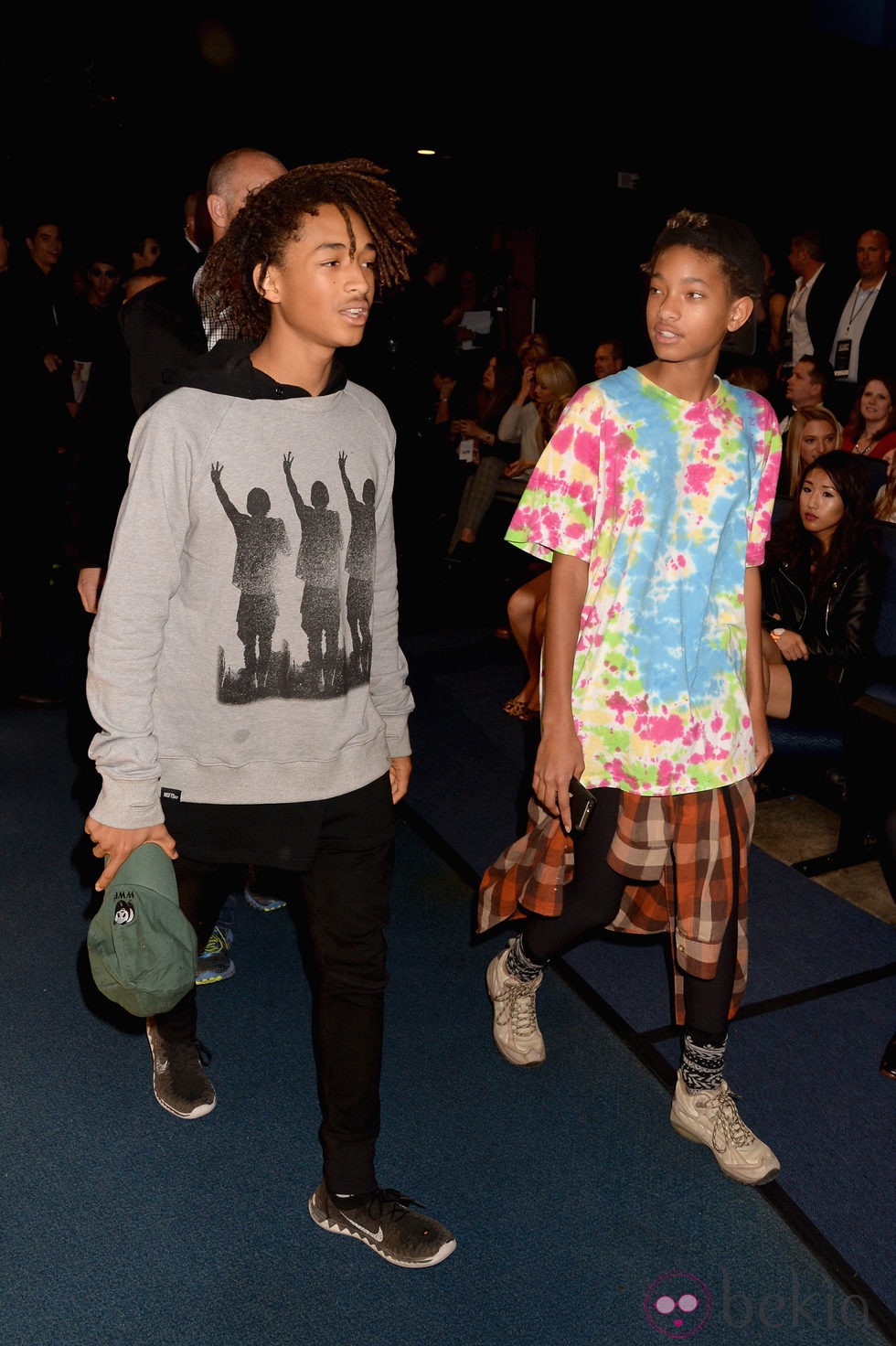 Jaden Smith y Willow Smith en los American Music Awards 2014