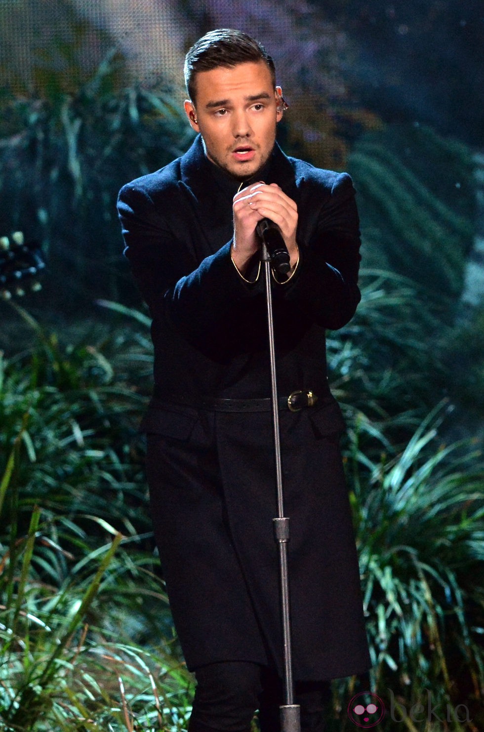 Liam Payne durante la actuación de One Direction en los American Music Awards 2014