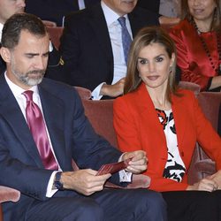 Los Reyes Felipe y Letizia en el 75 aniversario del CSIC