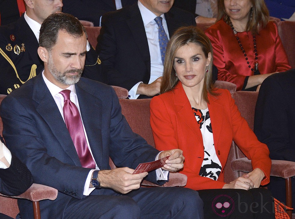 Los Reyes Felipe y Letizia en el 75 aniversario del CSIC