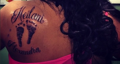 JWoww se tatúa el nombre de su hija