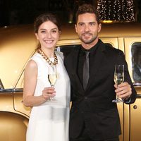 María Valverde y David Bisbal en la presentación del anuncio de Freixenet