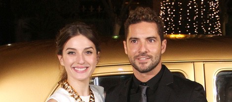 María Valverde y David Bisbal en la presentación del anuncio de Freixenet