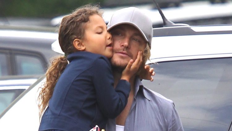 Gabriel Aubry y Nahla en Los Ángeles