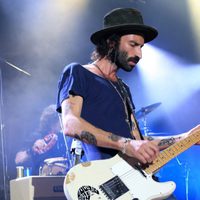 Leiva durante un concierto ofrecido en Madrid