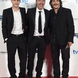 Álex Martínez, Ginés García Millán y Sergio Peris Mencheta en el estreno del último capítulo de 'Isabel'