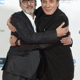 Fernando Guillén Cuervo y Eusebio Poncela en el estreno del último capítulo de 'Isabel'