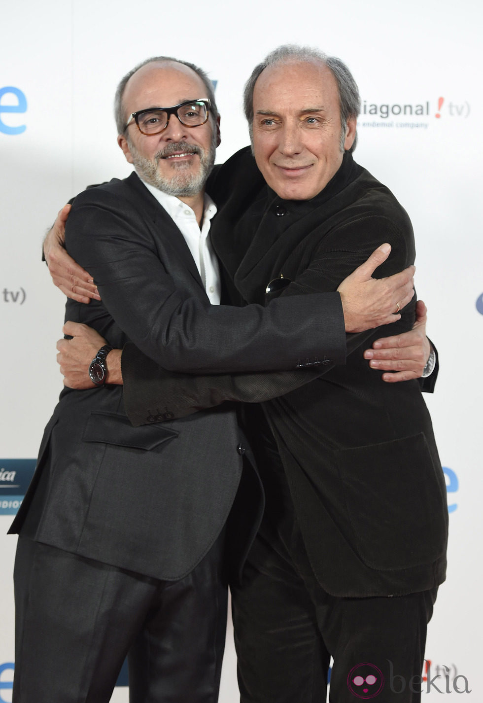 Fernando Guillén Cuervo y Eusebio Poncela en el estreno del último capítulo de 'Isabel'