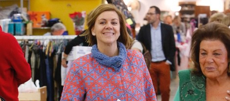 María Dolores de Cospedal en el Rastrillo 2014