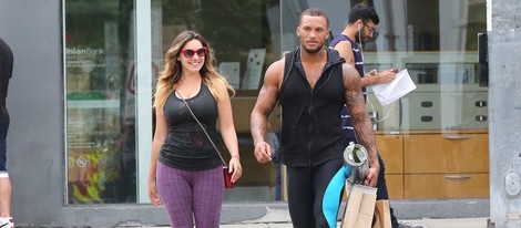 Kelly Brook y David McIntosh de compras por Los Angeles