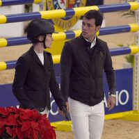 Marta Ortega y Sergio Álvarez en la Madrid Horse Week 2014