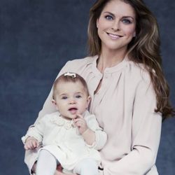 Magdalena de Suecia y su hija la Princesa Leonor felicitan Acción de Gracias 2014