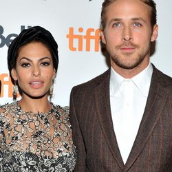 Eva Mendes y Ryan Gosling en la premiere de 'Cruce de Caminos'