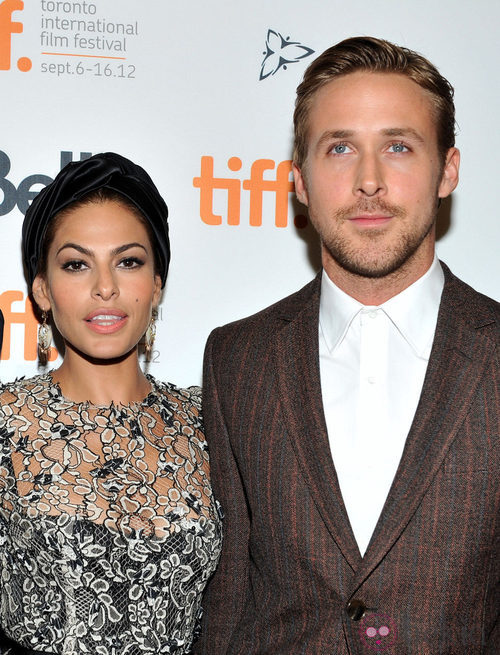 Eva Mendes y Ryan Gosling en la premiere de 'Cruce de Caminos'