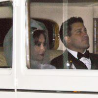 Los novios, Snooki y Jionni LaValle el dia de su boda