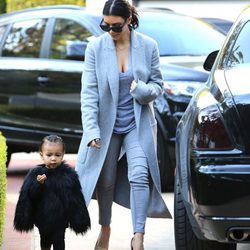 Kim Kardashian y North West el Día de Accion de Gracias