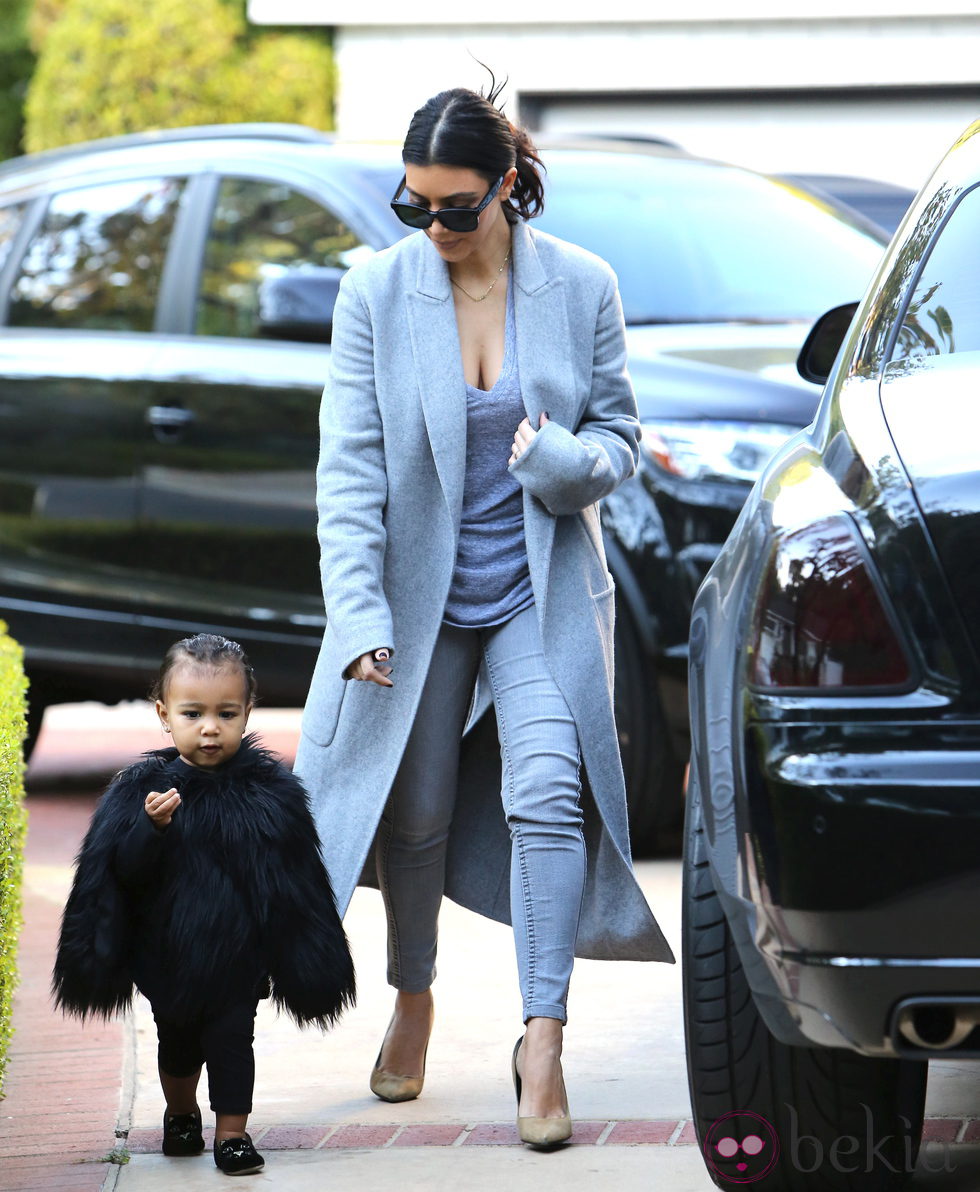 Kim Kardashian y North West el Día de Accion de Gracias