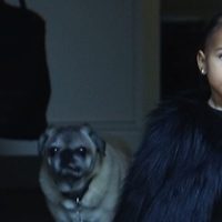 North West y su perrito Georgia