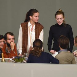 Samantha Vallejo-Nágera y Marta Ortega en la Madrid Horse Week 2014