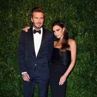 David Beckham y Victoria Beckham en los Evening Standard Theatre Awards 2014