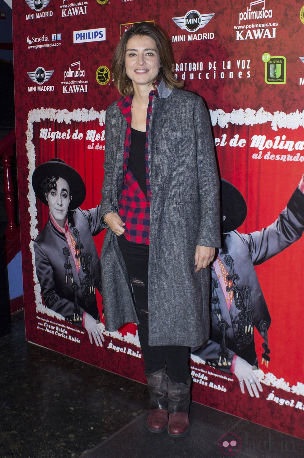 Sandra Barneda en el reestreno de 'Miguel de Molina al desnudo'