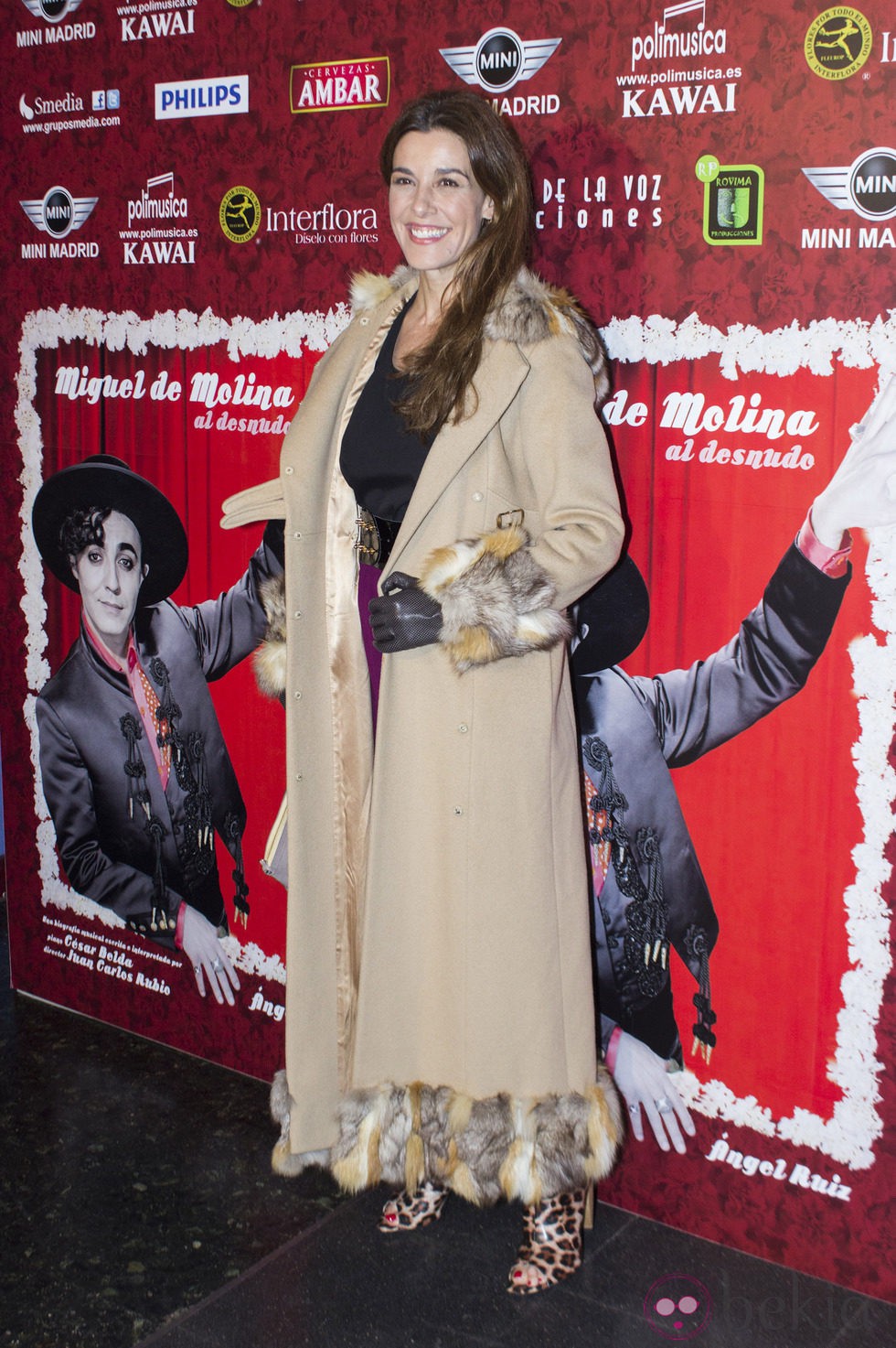 Raquel Sánchez Silva en el reestreno de 'Miguel de Molina al desnudo'