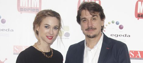 Marta Hazas y Javier Veiga en los Premios MiM Series 2014