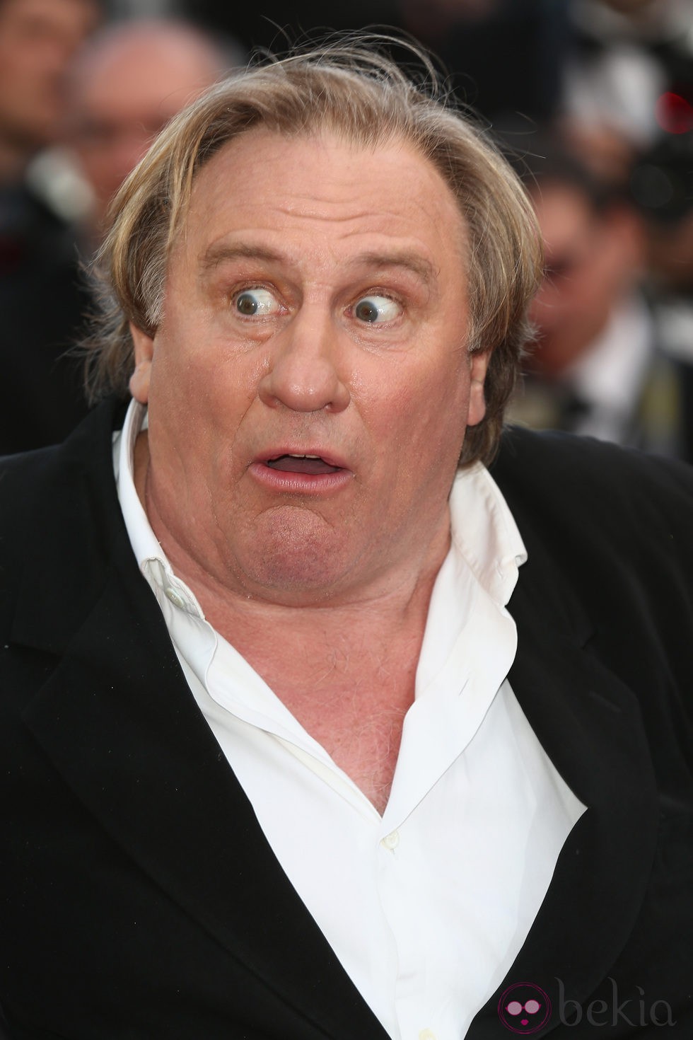 Gérard Depardieu en el Festival Internacional de Cine de Cannes 2014