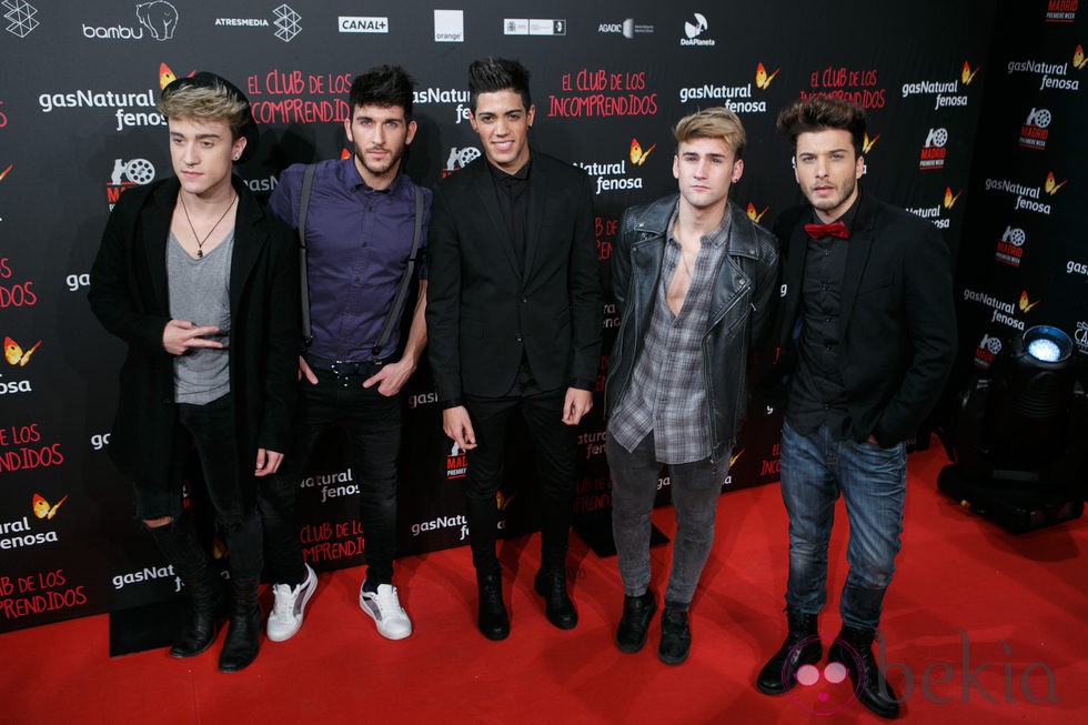 Los Auryn en el estreno de 'El Club de los Incomprendidos'