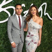 Lewis Hamilton y Nicole Scherzinger acuden a los 'British Fashion Awards 2014' en Londres