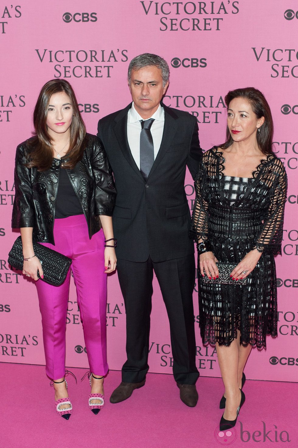 Jose Mourinho en el desfile anual de Victoria's Secret 2014