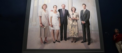 El cuadro 'La Familia de Juan Carlos I' de Antonio López