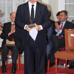 El Duque de Huéscar en la entrega de los Premios Plaza de España