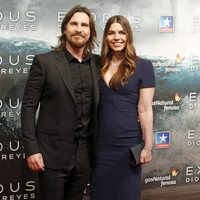 Christian Bale y Sibi Blazic en el estreno de 'Exodus' en Madrid