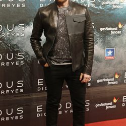 Álvaro Cervantes en el estreno de 'Exodus' en Madrid