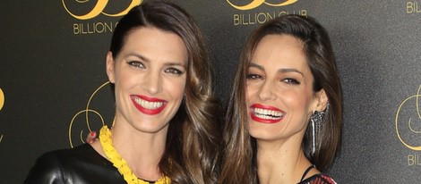 Laura Sánchez y Ariadne Artiles en la inauguración del local 'Billion Club' en Madrid