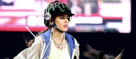 Carlota Casiraghi montando a caballo en el torneo hípico 'Style & Competition' del 'Master Gucci' en París