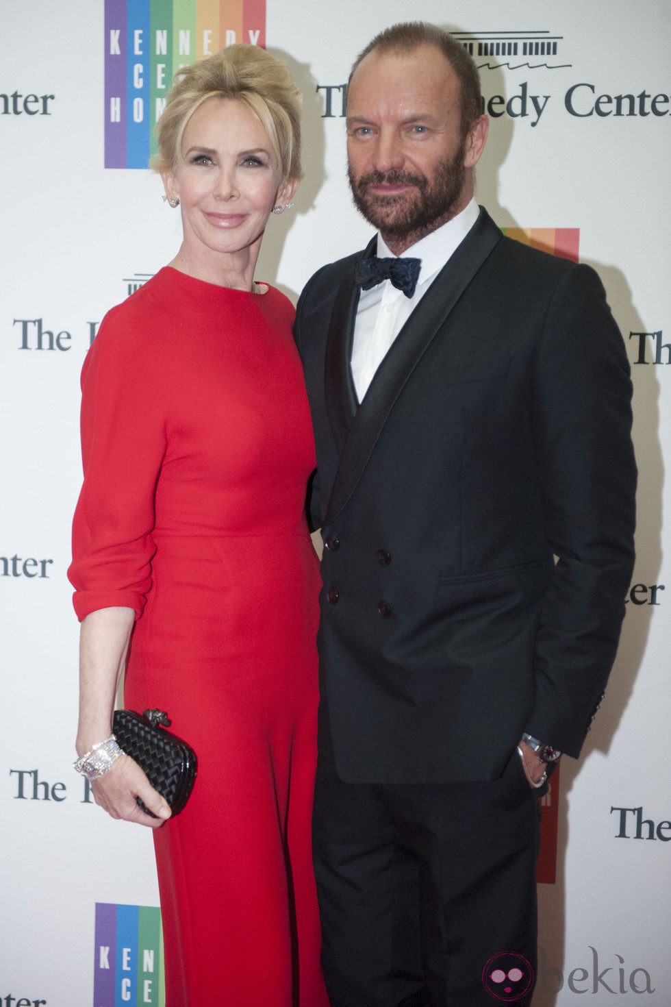 Sting y Trudie Style en la entrega del Premio Kennedy 2014