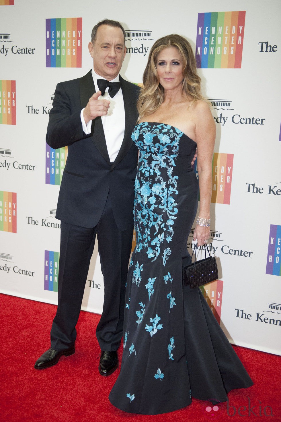 Tom Hanks y Rita Wilson en la entrega del Premio Kennedy 2014