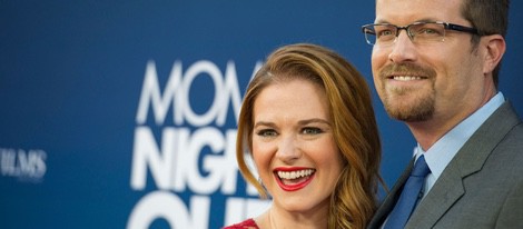 Sarah Drew con su marido Peter Lanfer