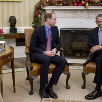 El Príncipe Guillermo se reúne con Barack Obama en la Casa Blanca