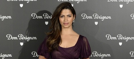 Camila Alves en una fiesta organizada por la marca de champán Dom Perignon